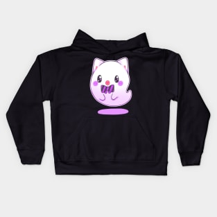 Boo - Ghost cat Kids Hoodie